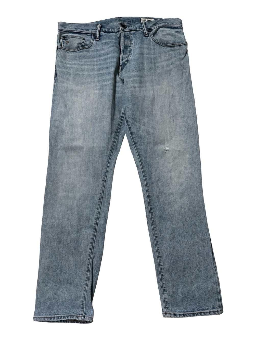 Todd Snyder Light Wash Straight-Leg Jeans Japanese Selvedge Denim